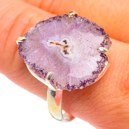Amethyst Stalactite Rings handcrafted by Ana Silver Co - RING67020
