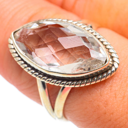 White Quartz Rings handcrafted by Ana Silver Co - RING67023