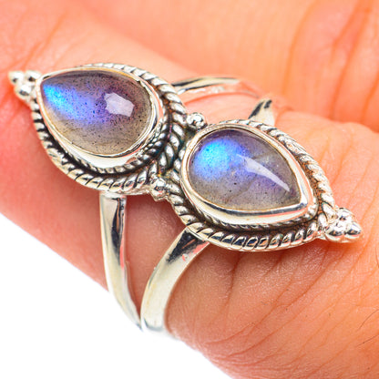Labradorite Rings handcrafted by Ana Silver Co - RING67026