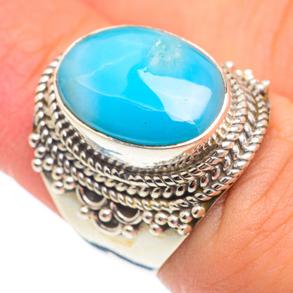 Larimar Rings handcrafted by Ana Silver Co - RING67027