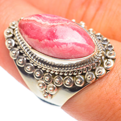 Rhodochrosite Rings handcrafted by Ana Silver Co - RING67035