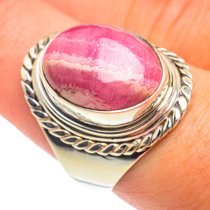 Rhodochrosite Rings handcrafted by Ana Silver Co - RING67037