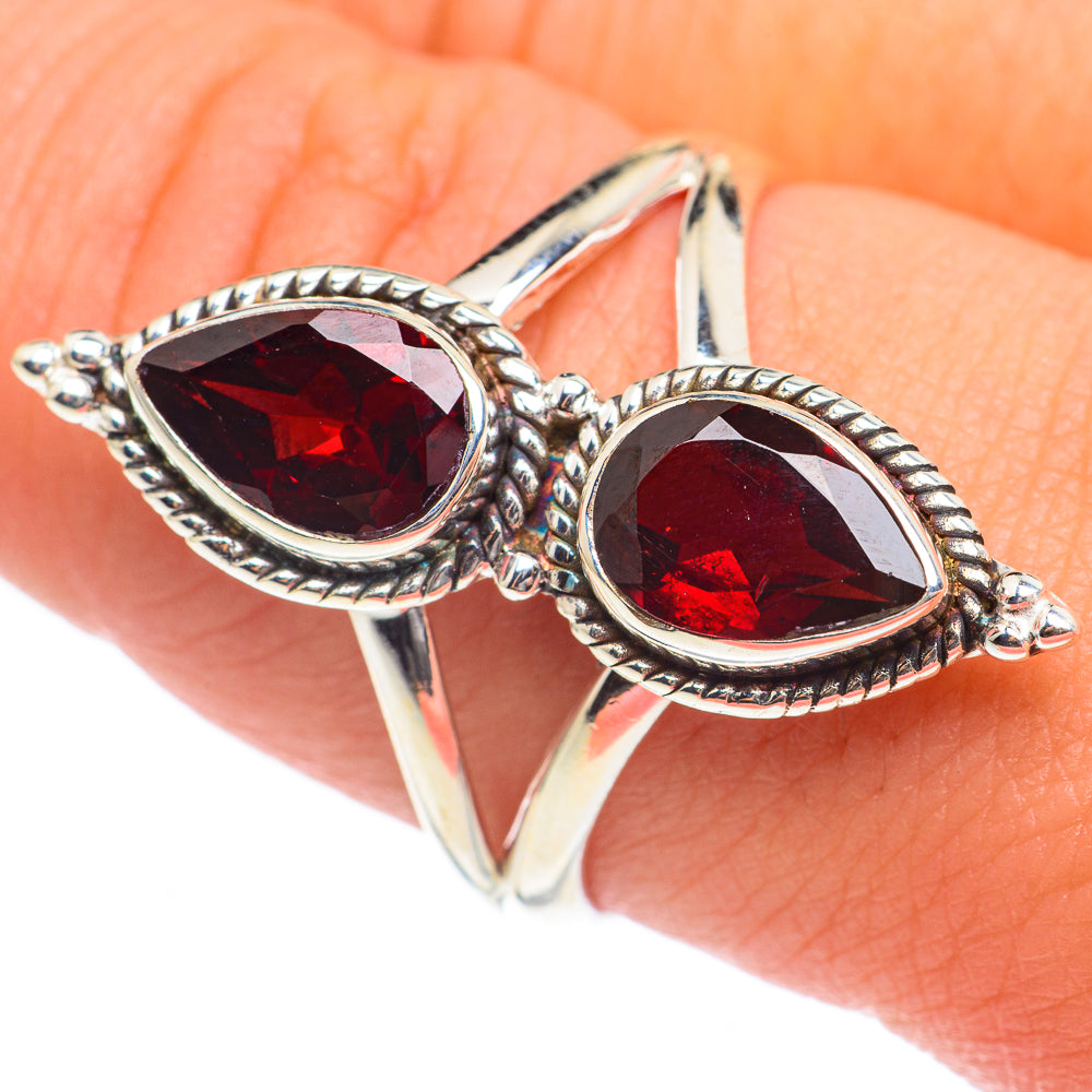 Garnet Rings handcrafted by Ana Silver Co - RING67038