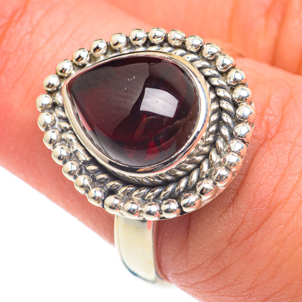 Garnet Rings handcrafted by Ana Silver Co - RING67039