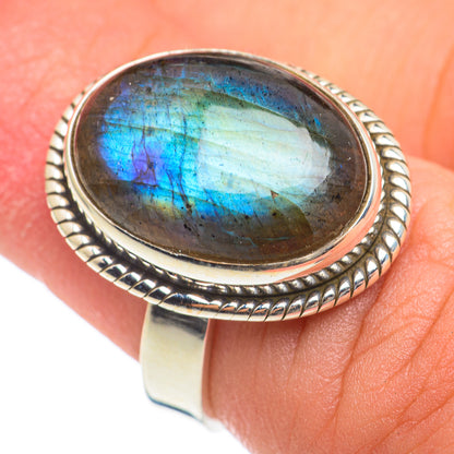 Labradorite Rings handcrafted by Ana Silver Co - RING67045