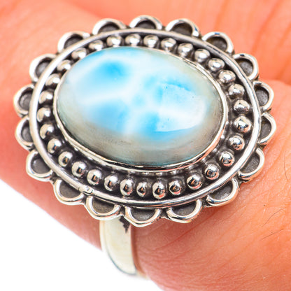 Larimar Rings handcrafted by Ana Silver Co - RING67063