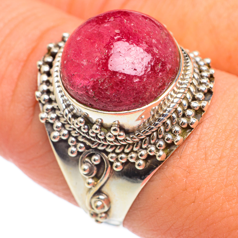 Rhodochrosite Rings handcrafted by Ana Silver Co - RING67074