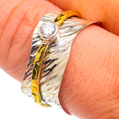 White Quartz Copper Rings handcrafted by Ana Silver Co - RING67078