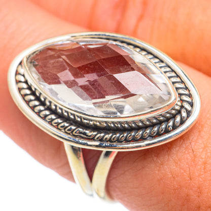 White Quartz Rings handcrafted by Ana Silver Co - RING67079