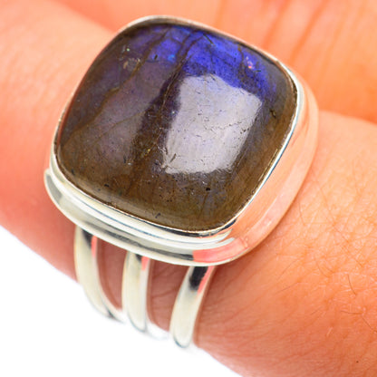 Labradorite Rings handcrafted by Ana Silver Co - RING67084