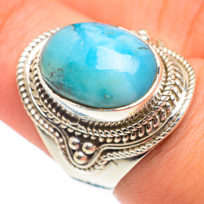 Larimar Rings handcrafted by Ana Silver Co - RING67086
