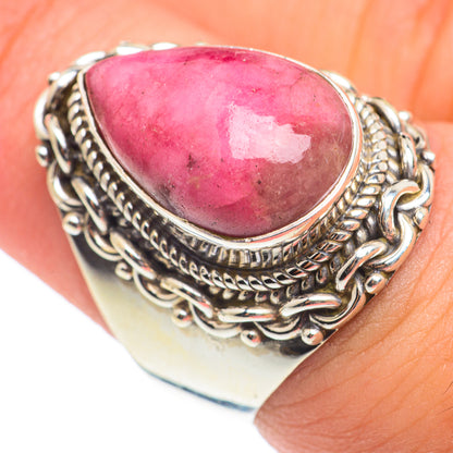 Rhodochrosite Rings handcrafted by Ana Silver Co - RING67089