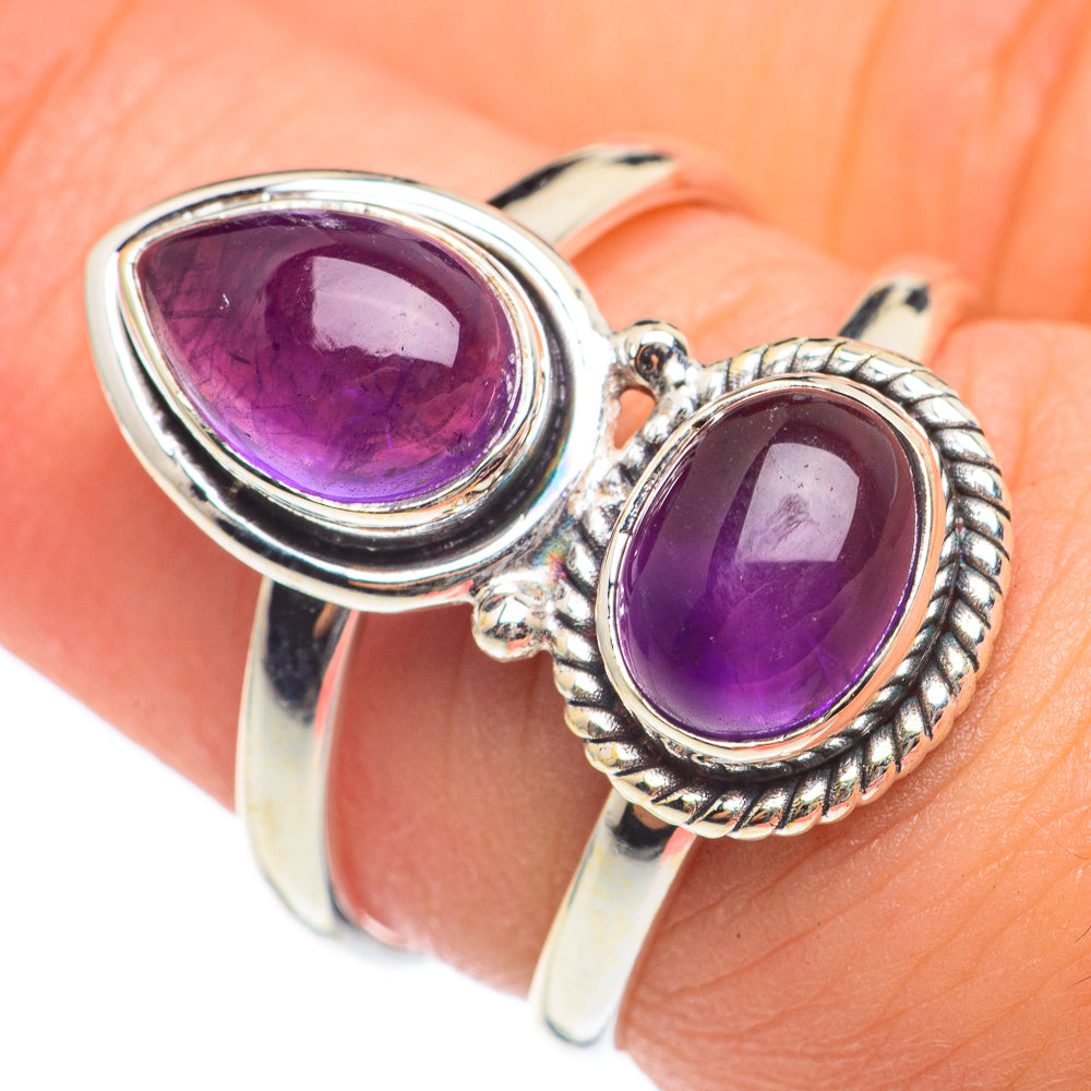 Amethyst Rings handcrafted by Ana Silver Co - RING67093
