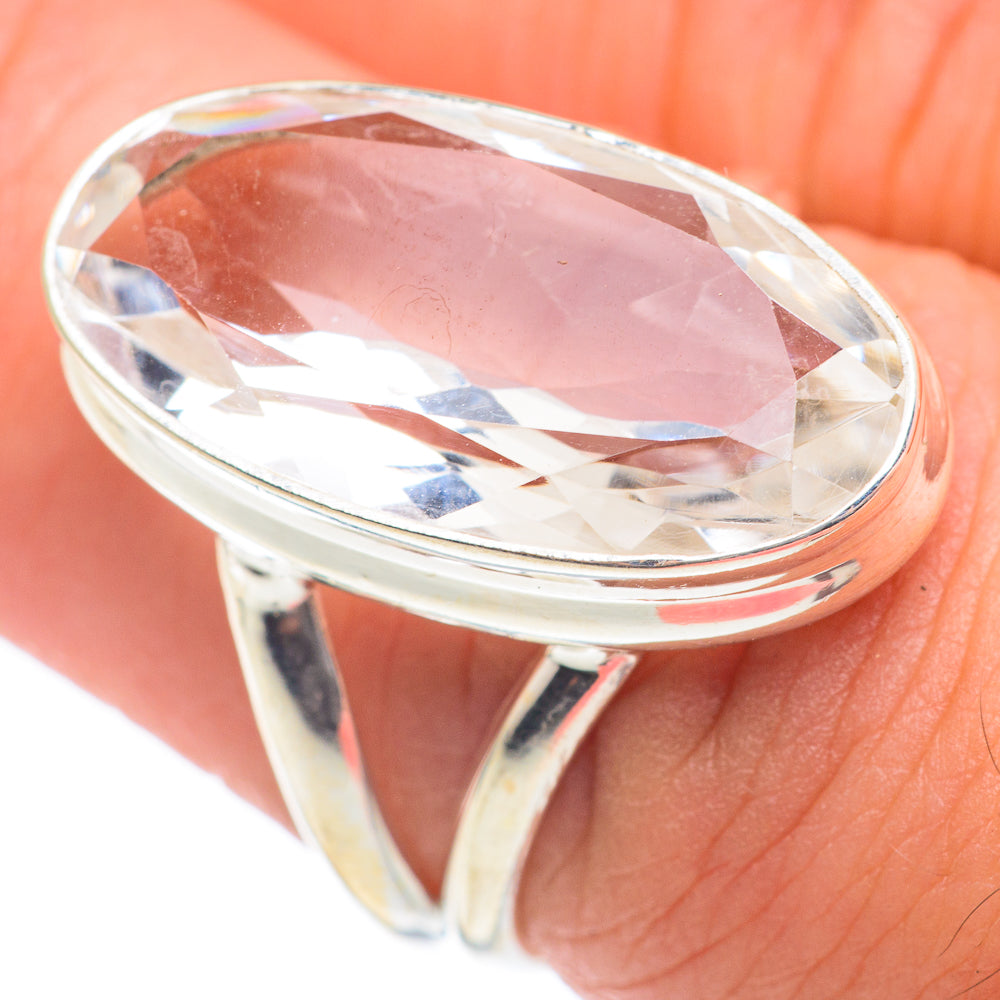 White Quartz Rings handcrafted by Ana Silver Co - RING67096