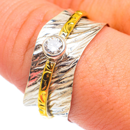 White Quartz Copper Rings handcrafted by Ana Silver Co - RING67110