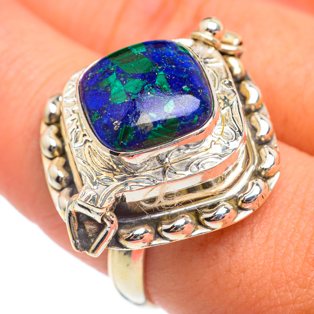 Azurite Rings handcrafted by Ana Silver Co - RING67111