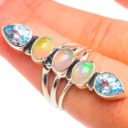 Ethiopian Opal Rings handcrafted by Ana Silver Co - RING67114