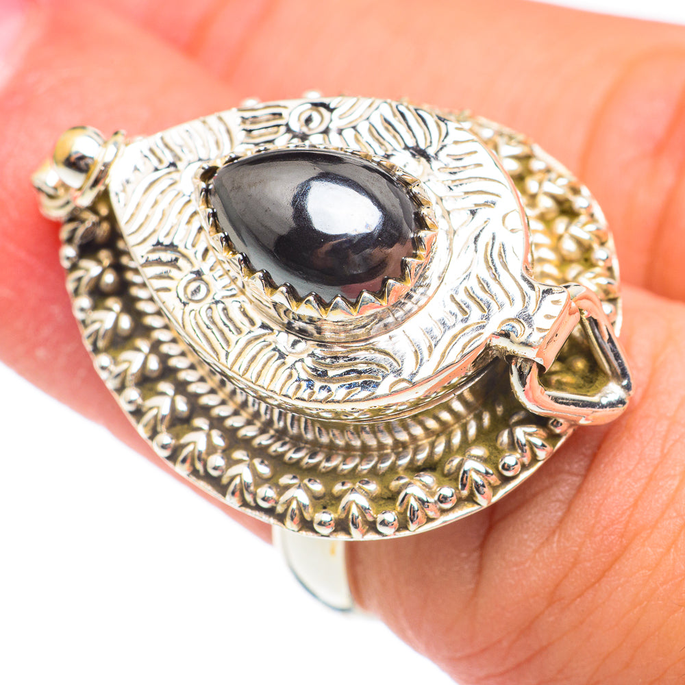 Hematite Rings handcrafted by Ana Silver Co - RING67115