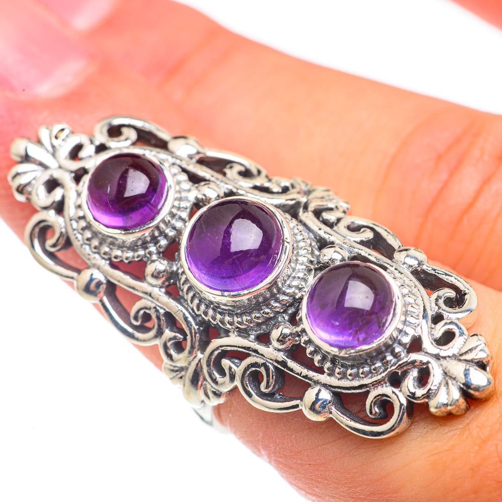 Amethyst Rings handcrafted by Ana Silver Co - RING67126