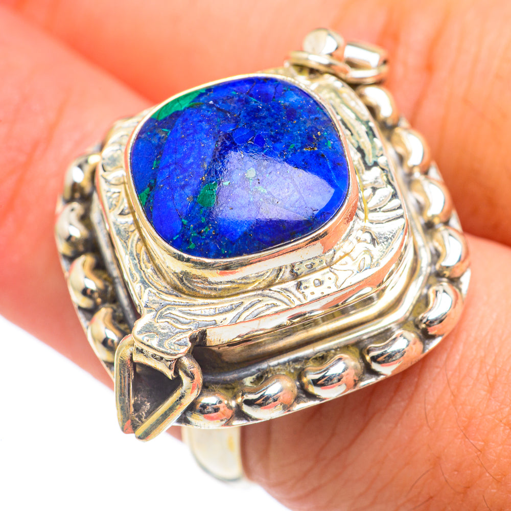 Azurite Rings handcrafted by Ana Silver Co - RING67133