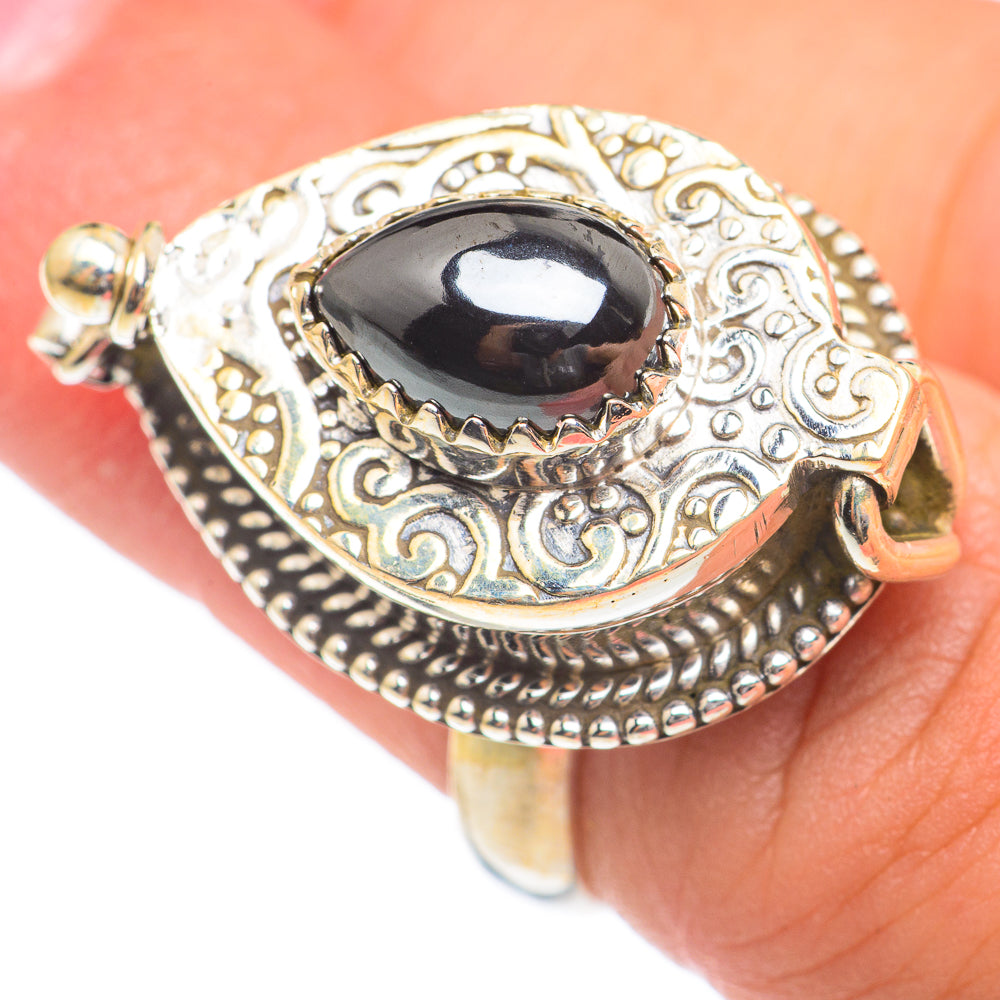 Hematite Rings handcrafted by Ana Silver Co - RING67135