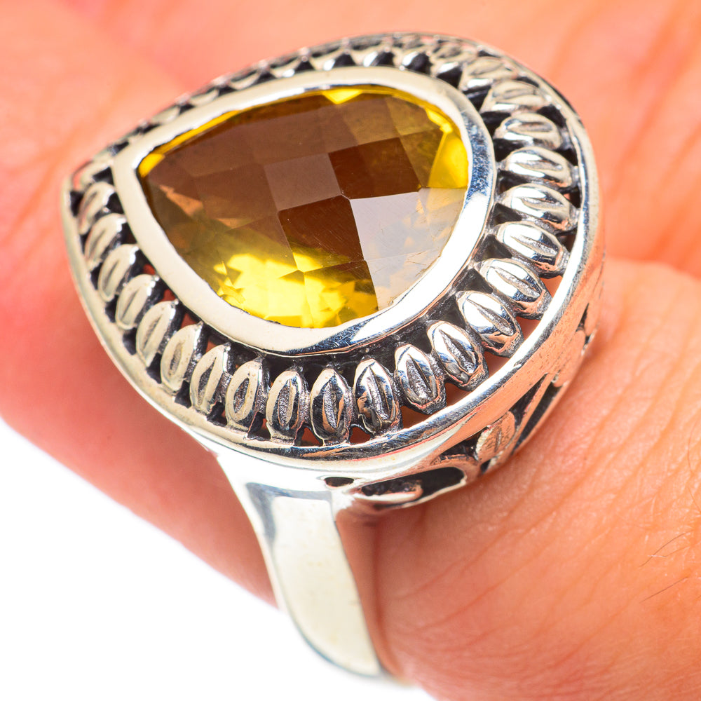Citrine Rings handcrafted by Ana Silver Co - RING67157