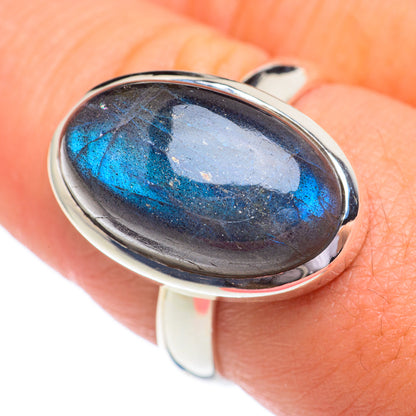 Labradorite Rings handcrafted by Ana Silver Co - RING67164