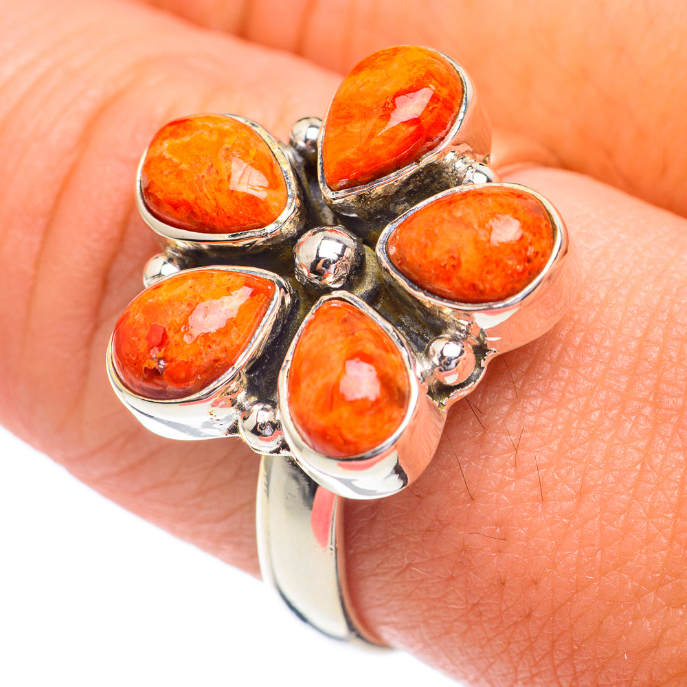 Sponge Coral Rings handcrafted by Ana Silver Co - RING67173