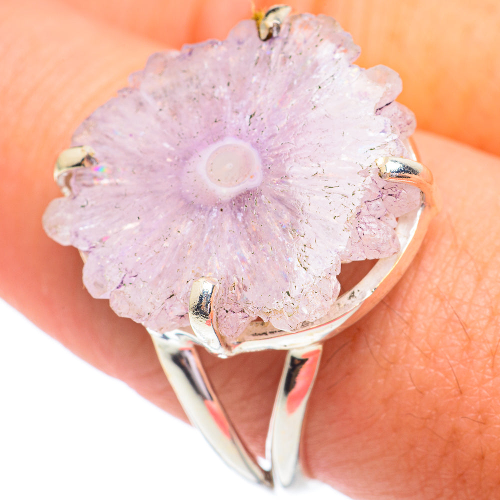 Amethyst Stalactite Rings handcrafted by Ana Silver Co - RING67180