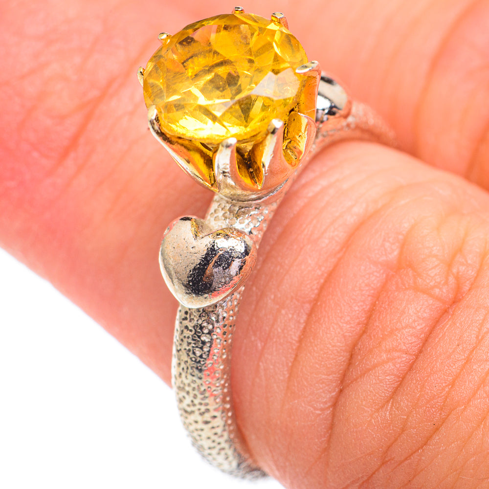 Citrine Rings handcrafted by Ana Silver Co - RING67204