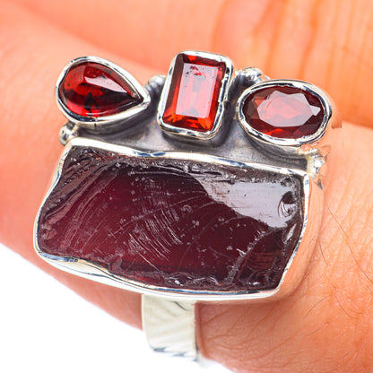 Garnet Rings handcrafted by Ana Silver Co - RING67240