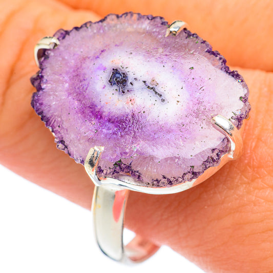 Amethyst Stalactite Rings handcrafted by Ana Silver Co - RING67242