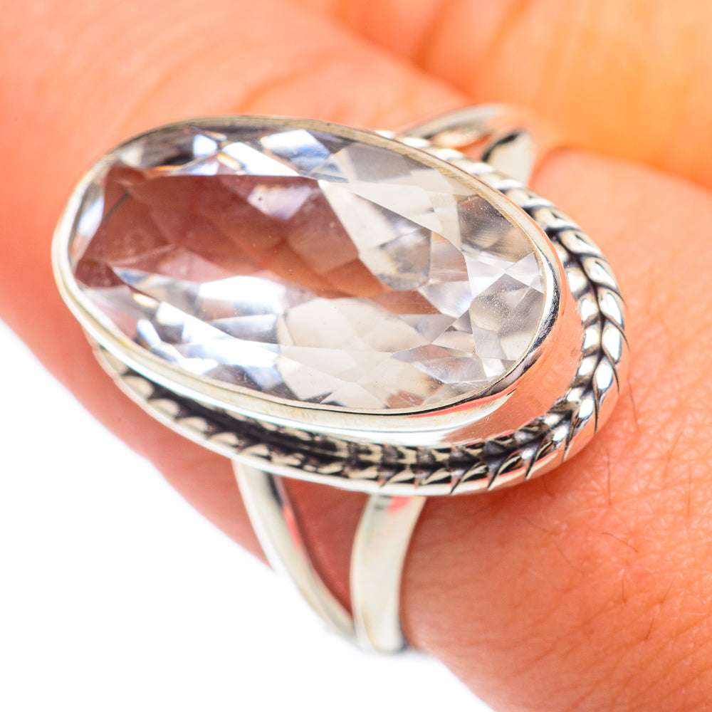 White Quartz Rings handcrafted by Ana Silver Co - RING67247