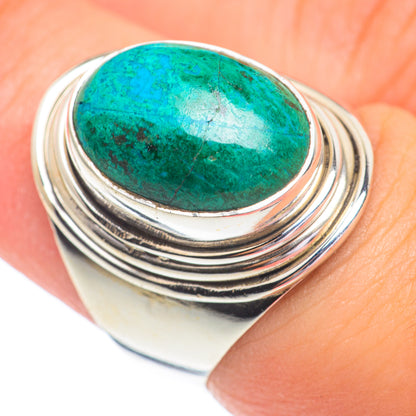 Chrysocolla Rings handcrafted by Ana Silver Co - RING67257