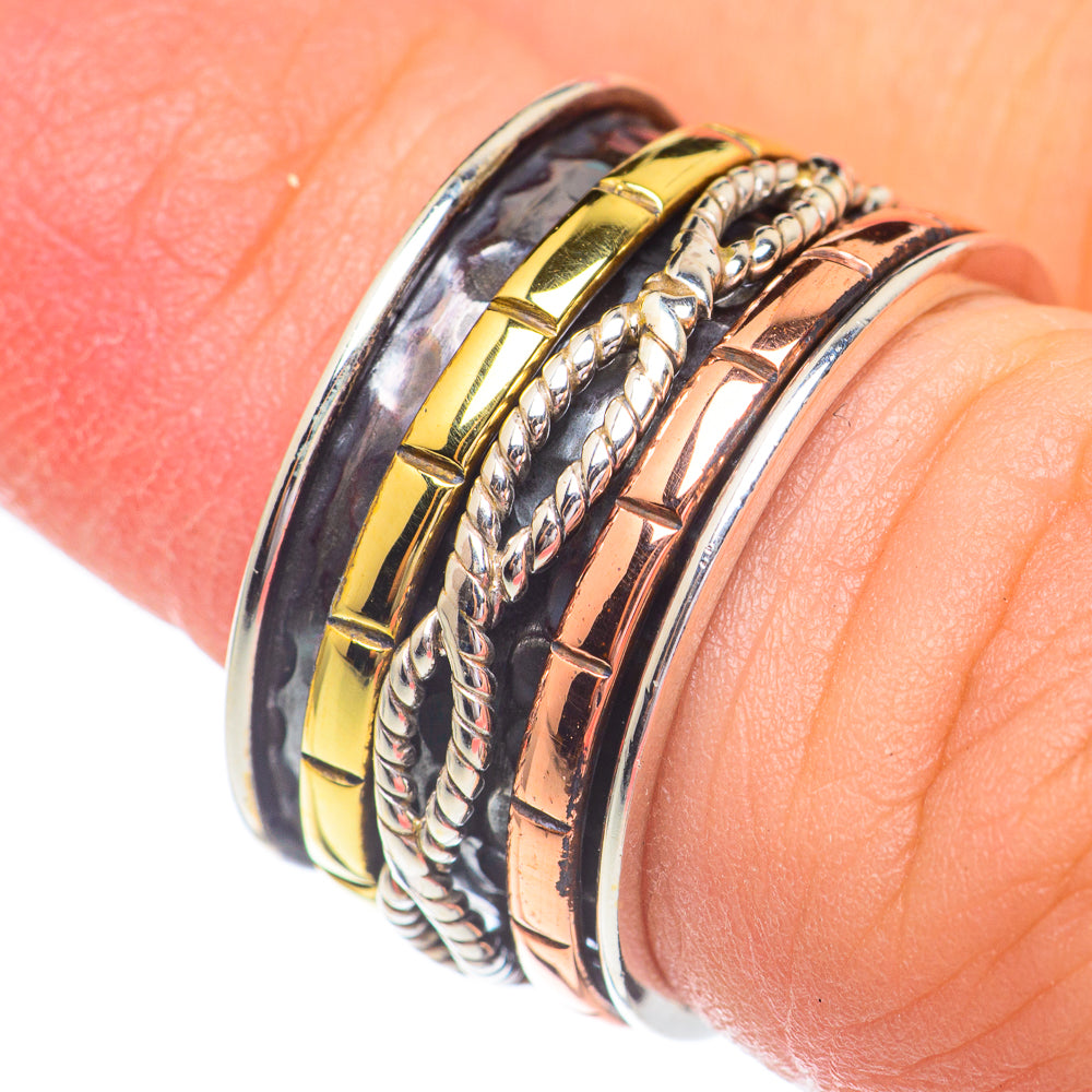 Meditation Spinner Rings handcrafted by Ana Silver Co - RING67268