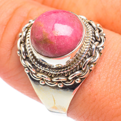 Rhodochrosite Rings handcrafted by Ana Silver Co - RING67286