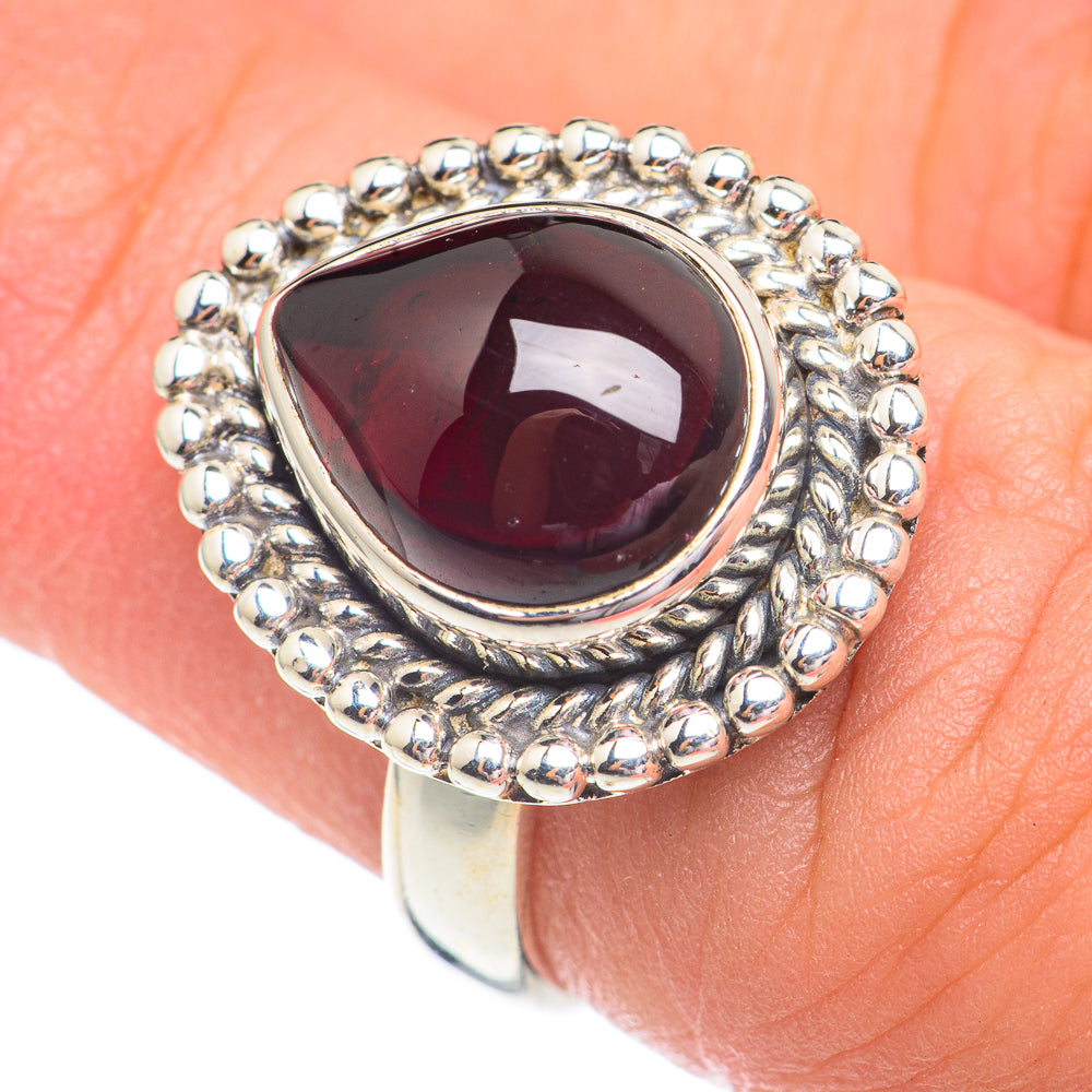 Garnet Rings handcrafted by Ana Silver Co - RING67287
