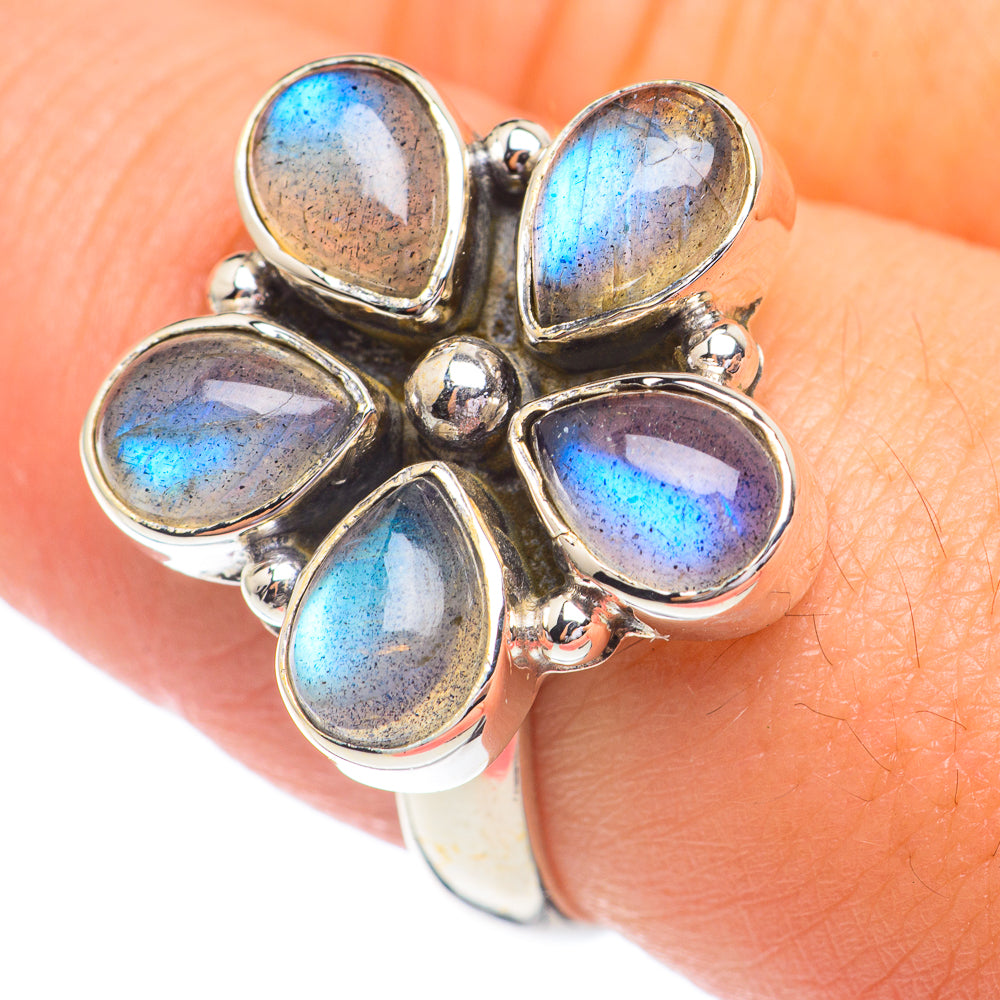 Labradorite Rings handcrafted by Ana Silver Co - RING67301