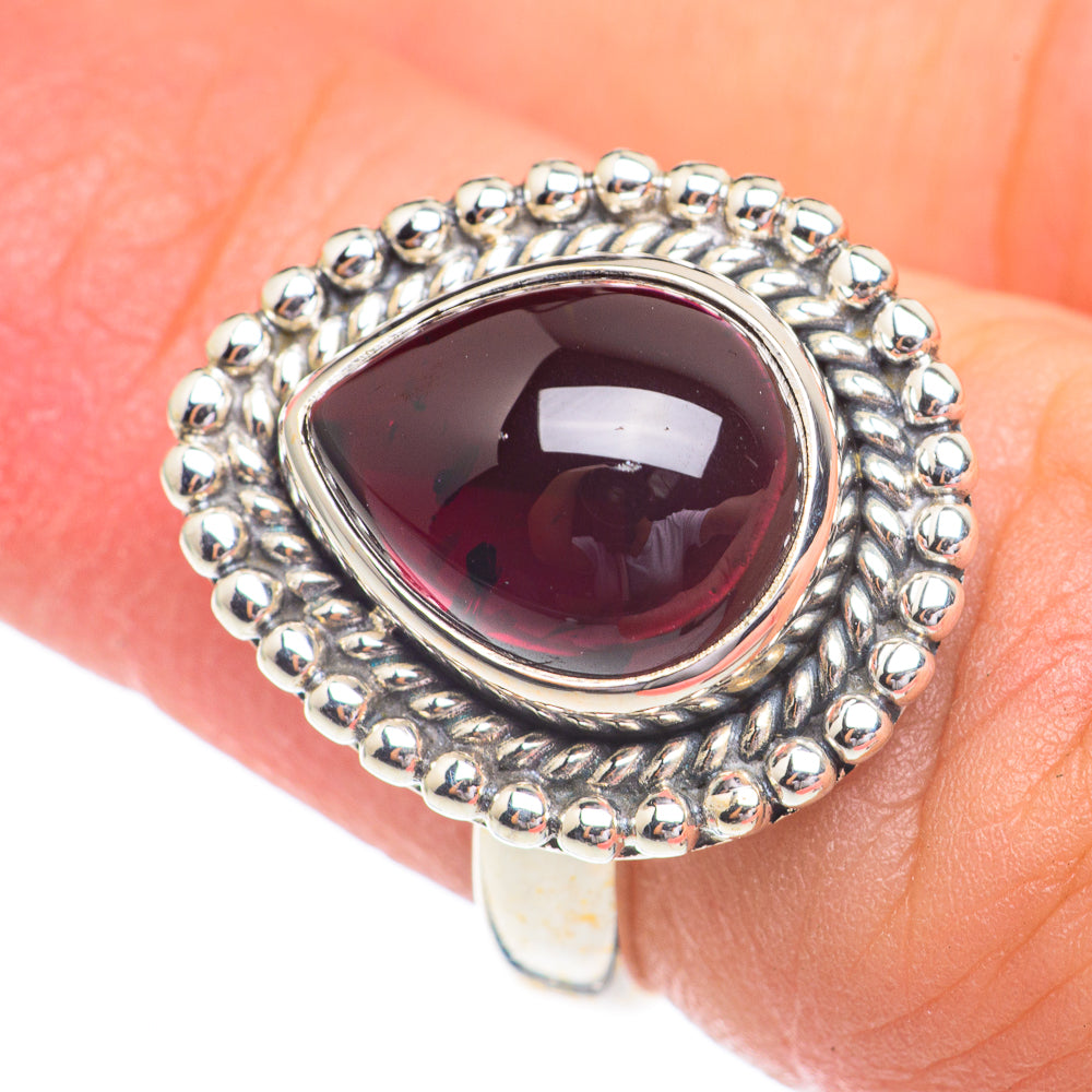 Garnet Rings handcrafted by Ana Silver Co - RING67312