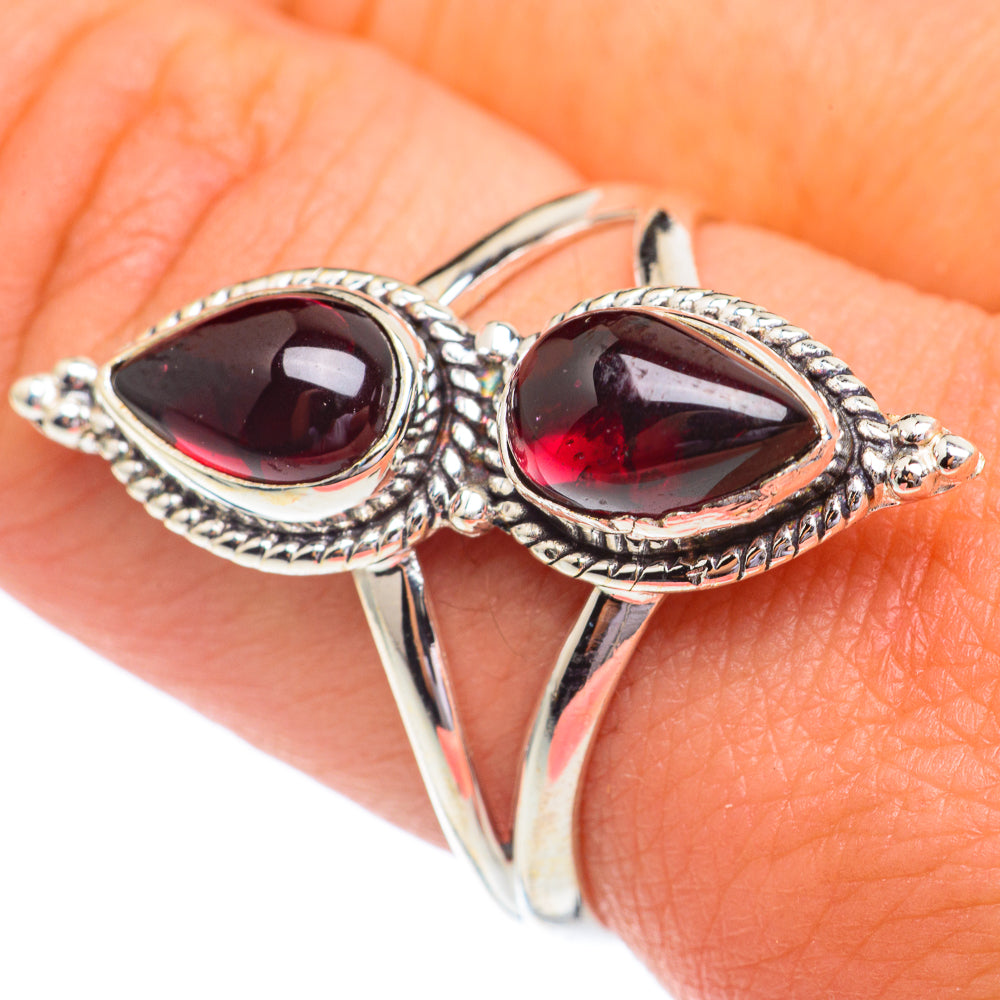 Garnet Rings handcrafted by Ana Silver Co - RING67313