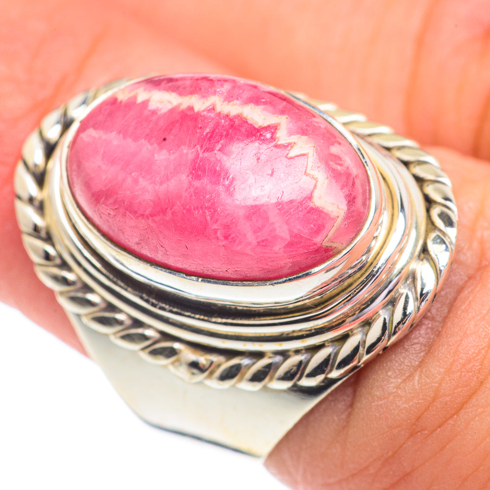 Rhodochrosite Rings handcrafted by Ana Silver Co - RING67335