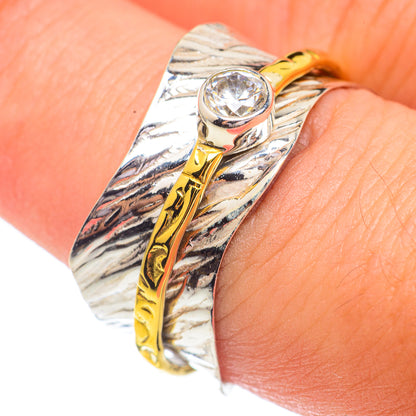 White Quartz Copper Rings handcrafted by Ana Silver Co - RING67338