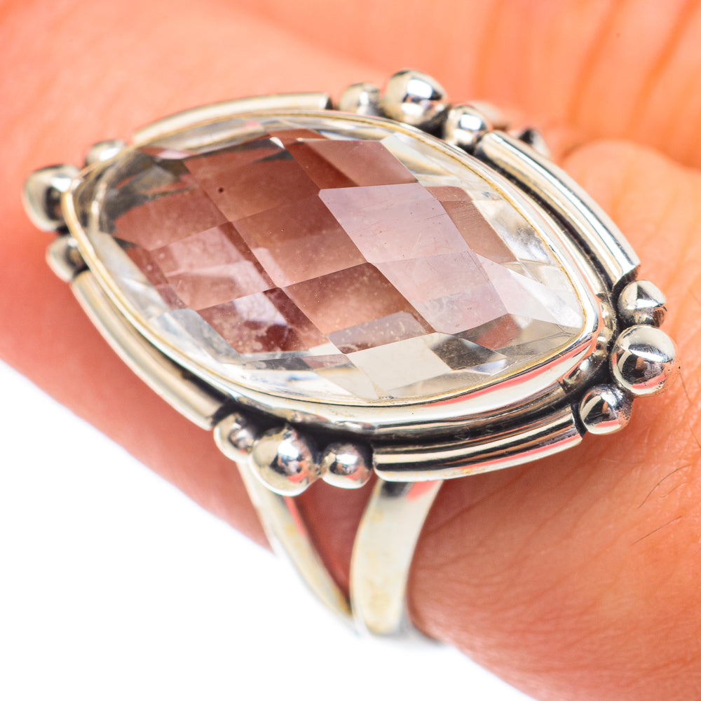 White Quartz Rings handcrafted by Ana Silver Co - RING67342