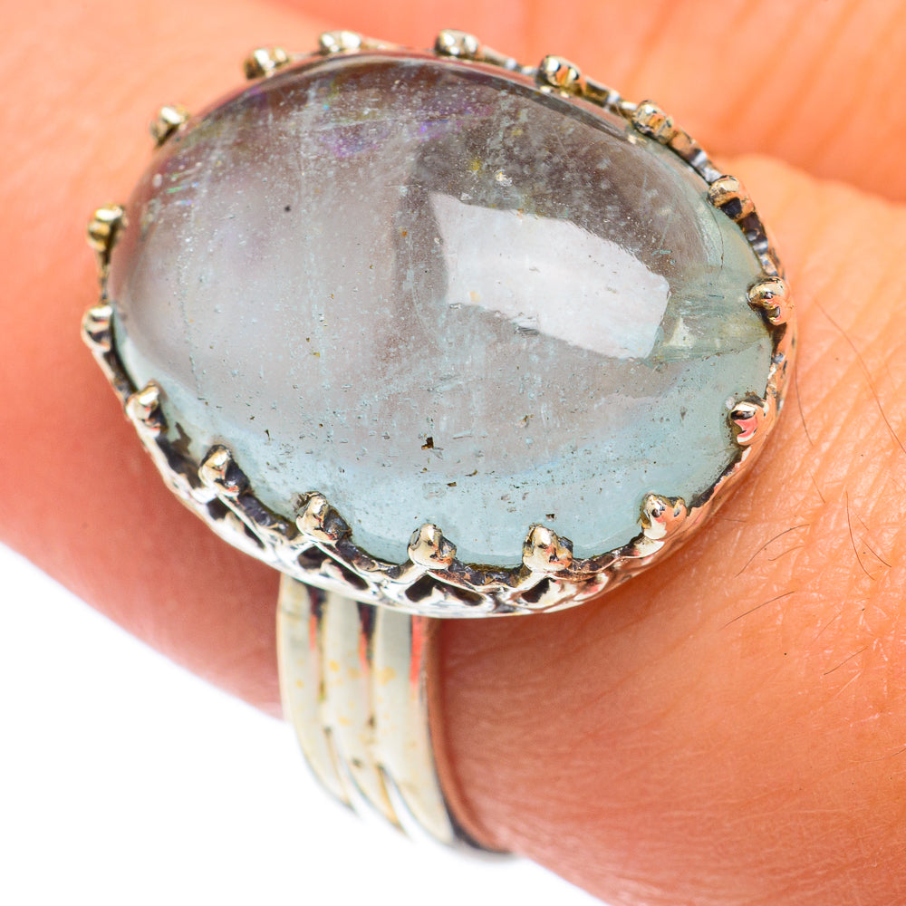 Aquamarine Rings handcrafted by Ana Silver Co - RING67348