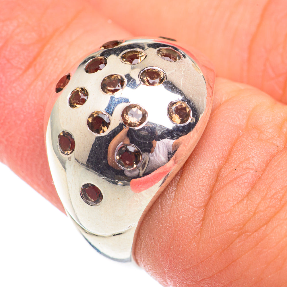 Smoky Quartz Rings handcrafted by Ana Silver Co - RING67372