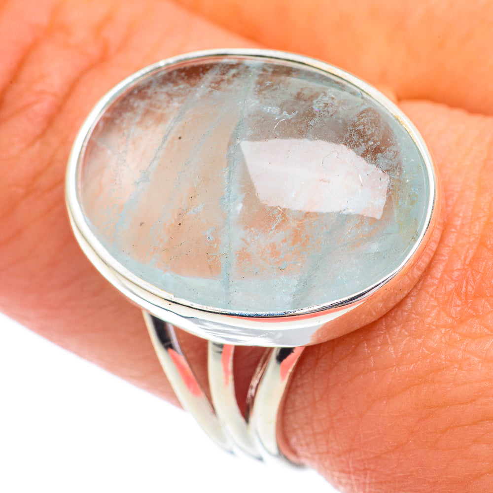 Aquamarine Rings handcrafted by Ana Silver Co - RING67386