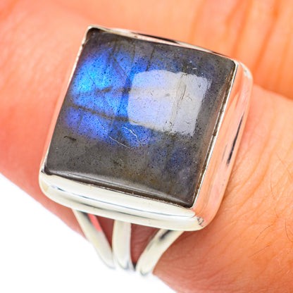 Labradorite Rings handcrafted by Ana Silver Co - RING67390