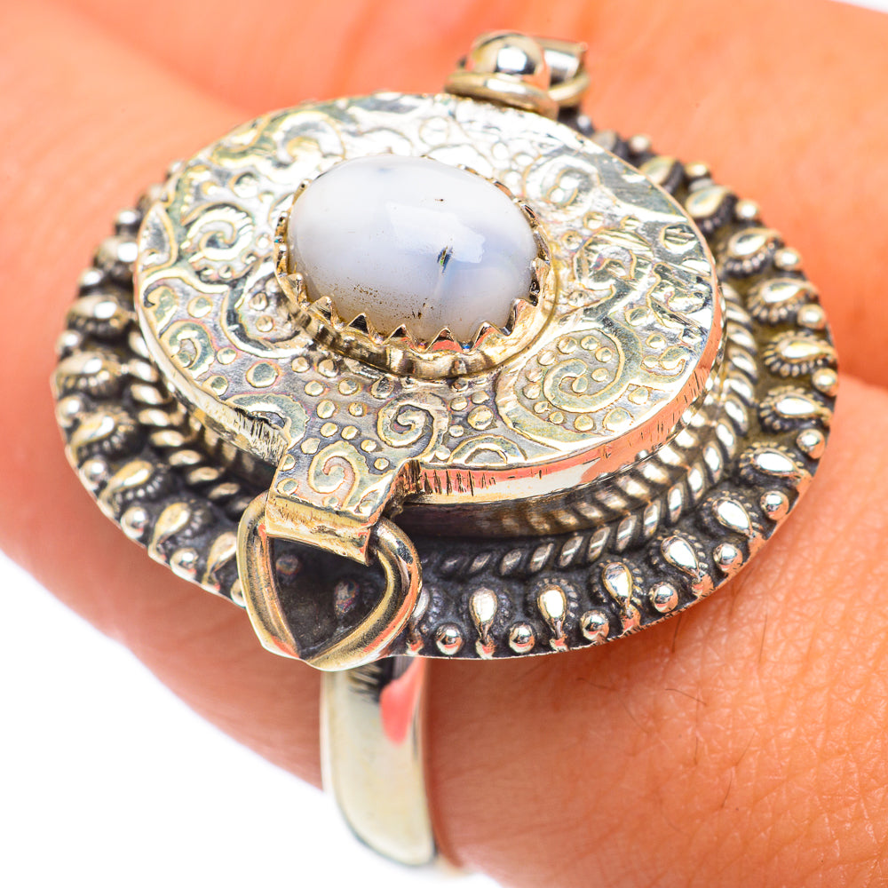 Dendritic Opal Rings handcrafted by Ana Silver Co - RING67429