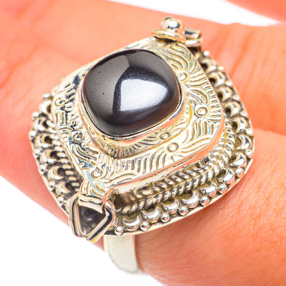 Hematite Rings handcrafted by Ana Silver Co - RING67439