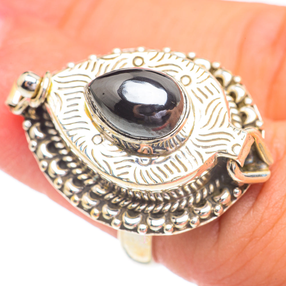 Hematite Rings handcrafted by Ana Silver Co - RING67440